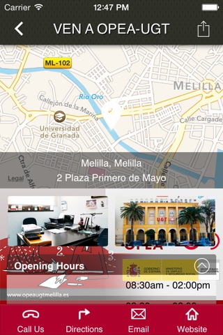 OPEA UGT Melilla screenshot 3
