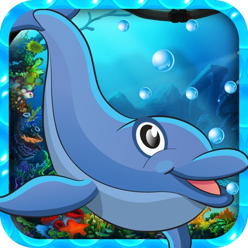 Jumping Dolphin World - Platform Hop Collecting Game Paid