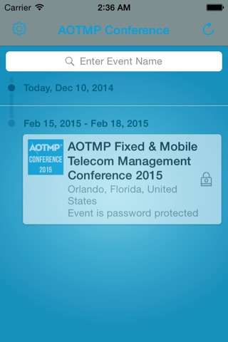 AOTMP Fixed & Mobile Telecom Management Conference 2015 screenshot 2