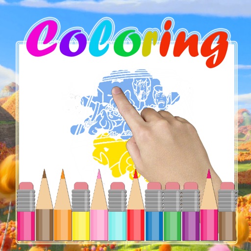 Coloring Kids dooo Scooby Dog Cartoon Edition iOS App