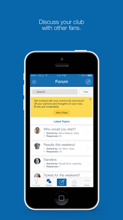 Fan App for Greenock Morton FC