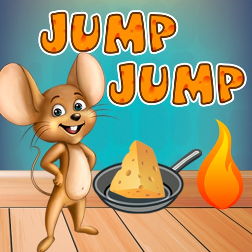 Mouse Jump-Jump: Game About Cheese and Flame