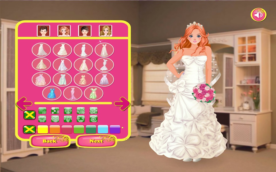 Happy Wedding- Dress up and make up game for kids who love wedding and fashion screenshot 4