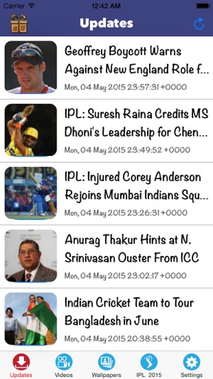 IPL Updates - Live Score, Latest News, Videos & Wallpapers(圖1)-速報App