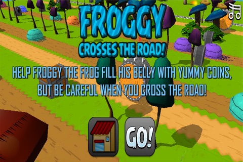 Froggy Crossing The Road Free Game : Jumping In Hazard Jungle Over Ostacles Yummy Coin Endless Game screenshot 3