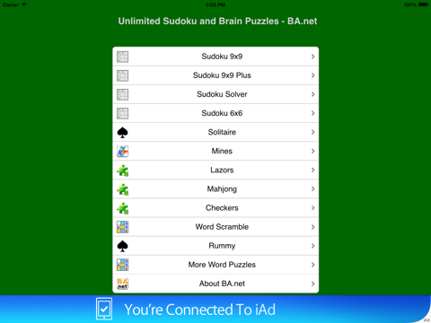 Free Unlimited Sudoku Time Wasters HD - BA.net screenshot 2
