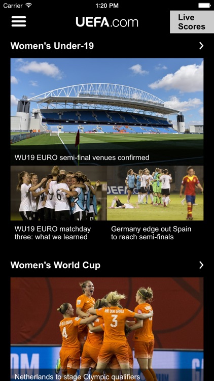 UEFA.com mobile