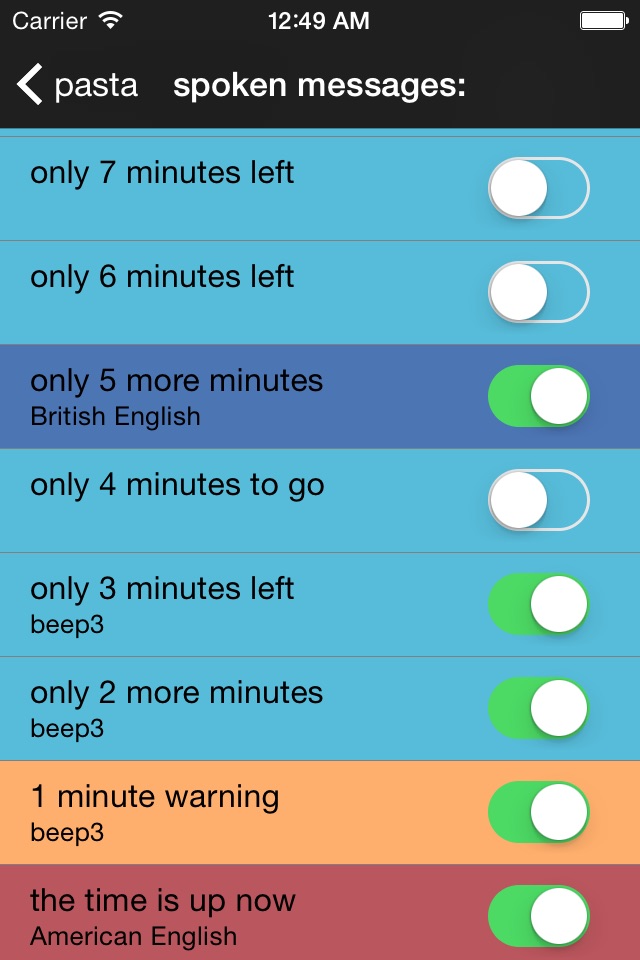 Talking Chef Timers to Check TalkTime screenshot 2