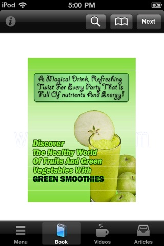 Green Smoothies:The Healthy World of Fruits and Green Vegetables screenshot 2