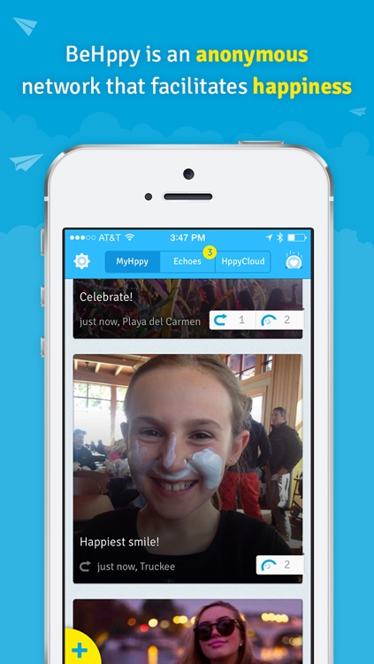 BeHppy: Give Back to Charity by Sharing Your Happiness