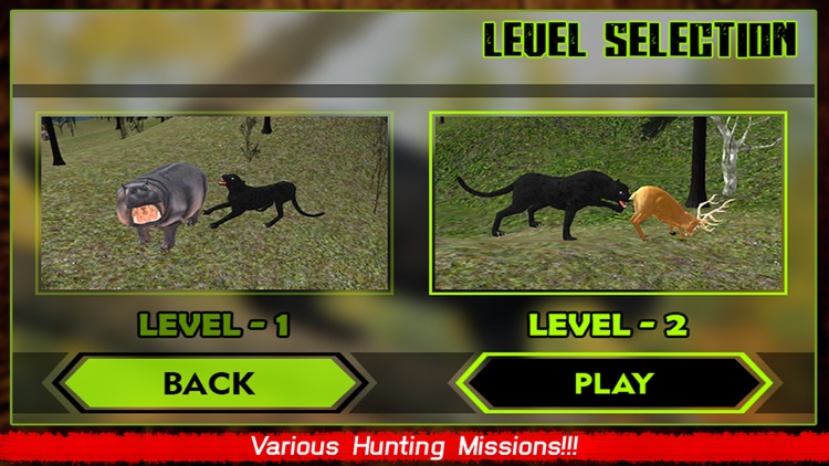 Wild Black Panther Attack Simulator 3D – Hunt the Zebra, Deer & Other Animal in Wildlife Safari screenshot-4