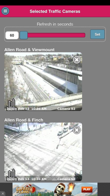 Toronto Traffic Cams