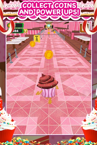 3D Cupcake Girly Girl Bakery Run Game FREE screenshot 3