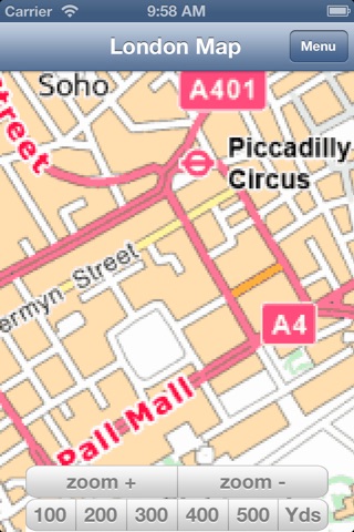 London Map and Gazetteer screenshot 2