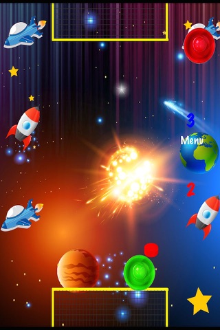 Air Hockey Boom! Mega Gold Global Competition HD screenshot 2