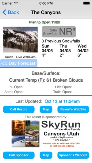 Utah Snow Report(圖3)-速報App