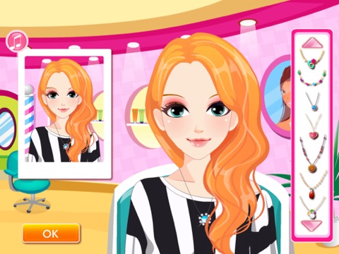 New Hairstyles Salon HD - The hottest girl hair salon game for girls and kids! screenshot 3