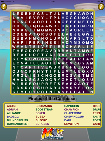 Epic Movie Word Search - giant film wordsearch puzzle (ad-free)のおすすめ画像2
