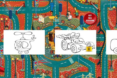 Coloring Book for kids - Transport screenshot 2