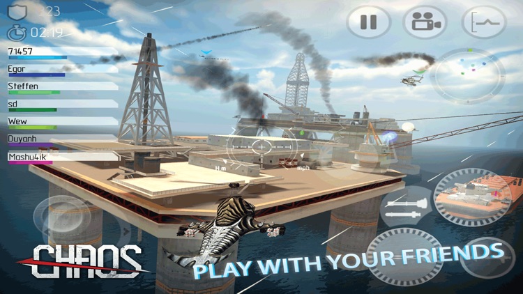 CHAOS Combat Copters -­‐ #1 Multiplayer Helicopter Simulator 3D