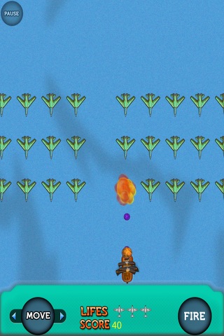 War Of The Pacific Plane Invasion - USA Fleet Shooting Game screenshot 2