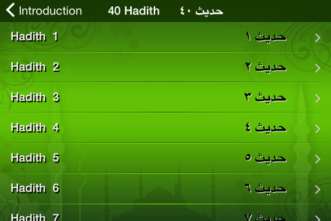 iHadith | 40 Hadith of Messenger S.A.W. screenshot 3