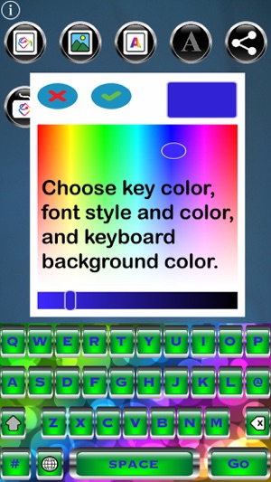 Bling Keys Free Custom Keyboard