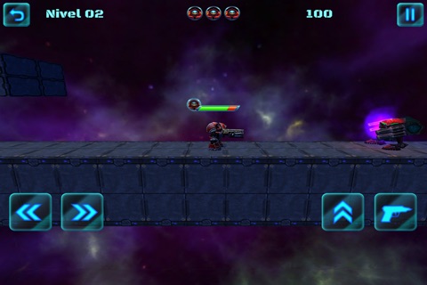 Robot Warfare: 3D Sci-fi Platformer screenshot 4