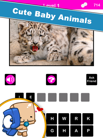 What’s The Baby Animal? - The Cutest Animal Picture Word Trivia Game for EVERYONE!のおすすめ画像1