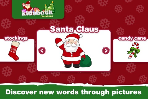 KidsBook: Christmas - Interactive HD Flash Card Game Design for Kids screenshot 2