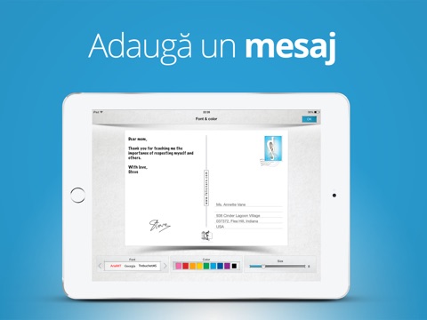 Felicitaro pentru iPad: carti postale personalizate pentru cei dragi, din vacante screenshot 3