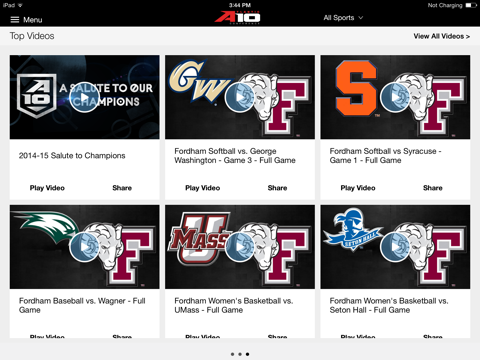 Atlantic 10 for iPad 2015 screenshot 4