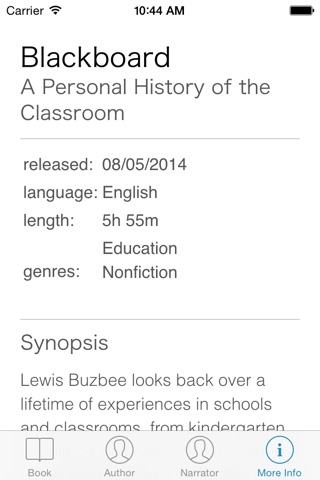 Blackboard Audiobook screenshot 2