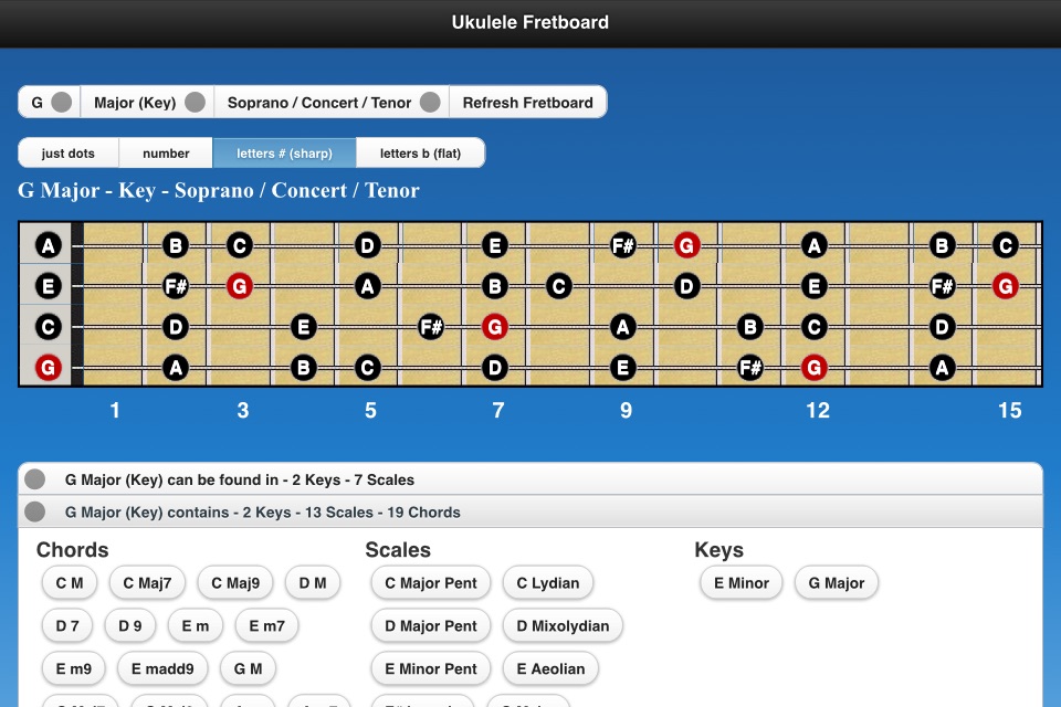 Ukulele Scales screenshot 3