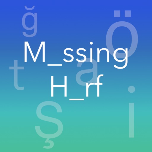 Missing Letter - Learn Turkish & English iOS App
