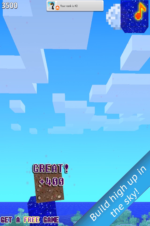 My Tower Physics - Stacking 8-Bit Build-ing Blocks in the Pixelated Cube World screenshot 3