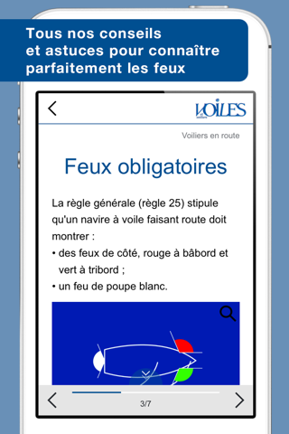 Feux & marques des navires - Voiles et voiliers - Au programme du Permis Côtier screenshot 4