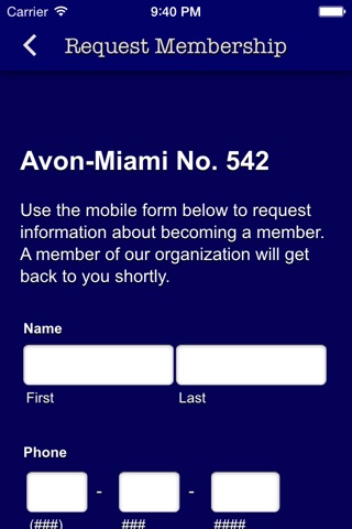 Avon Miami Lodge No 542 screenshot 3