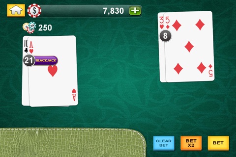 Blackjack 21 Pro HD screenshot 3