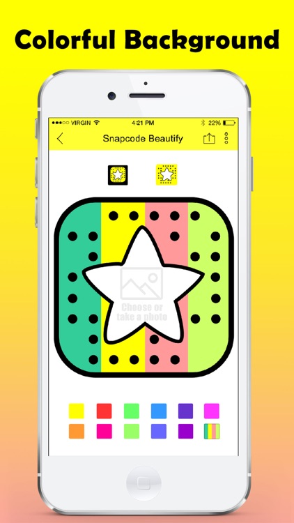 Snapcode Beautify for Snapchat - Code Colors