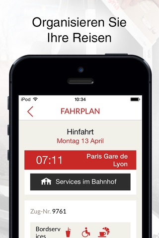 TGV Lyria : horaires & trajets screenshot 2