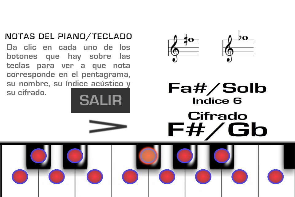 Notas del Piano y Teclados screenshot 2