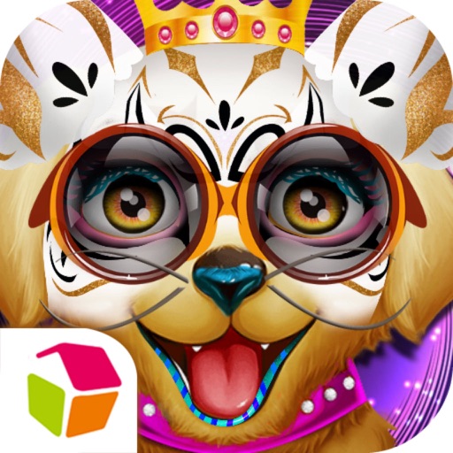 Cute Puppy's Fashion Makeup——Happy Times&Animals Makeover Icon