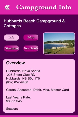 Nova Scotia Campgrounds and RV Parks screenshot 3