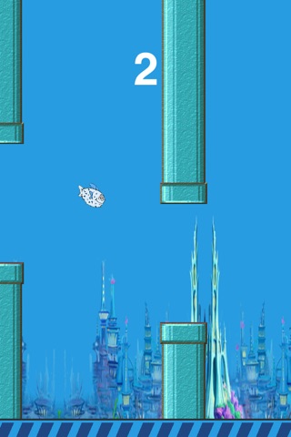 Blue Fish Free - The Adventure of a Tiny Porcupine Fish screenshot 3