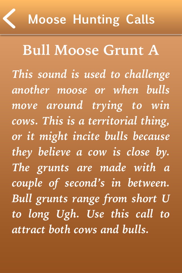 Moose Hunting Calls! screenshot 3