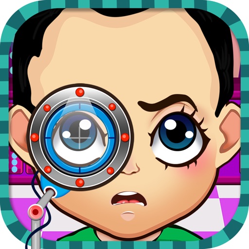 My Crazy Celebrity Eye Doctor Fun. A Little Virtual Makeover Office & Hollywood Salon Icon