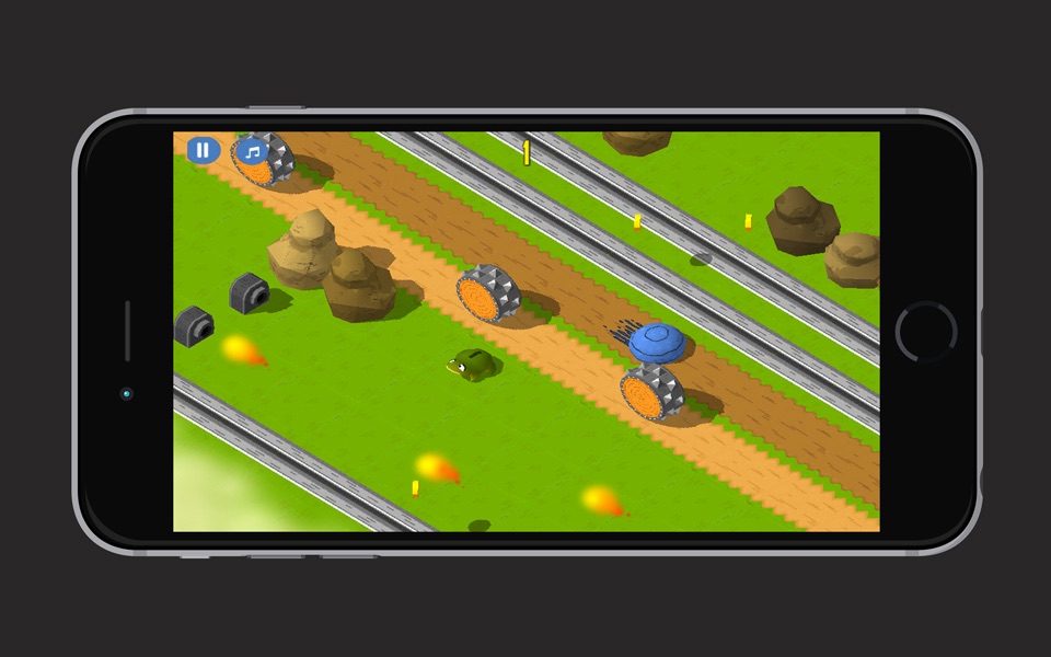 The Jumping Froggy Jump & Run Collecting Coins Game Free For iPhone, iPod Touch & iPad screenshot 3
