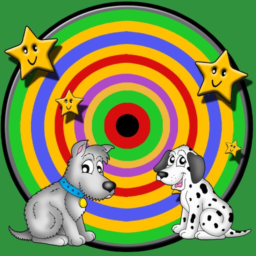 dogs and darts for children - free game