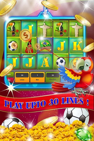 Brazil Slots - Wonderful and Magical Casino Bonus Game for fun loving people screenshot 2
